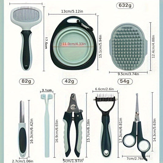 8-in-1 Pet Grooming Set