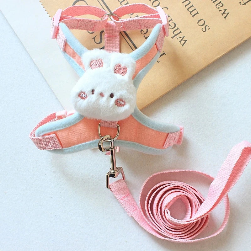 Cute Bear Dog Leash Set