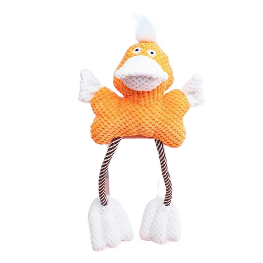 Duck Frog Plush Chew Toy