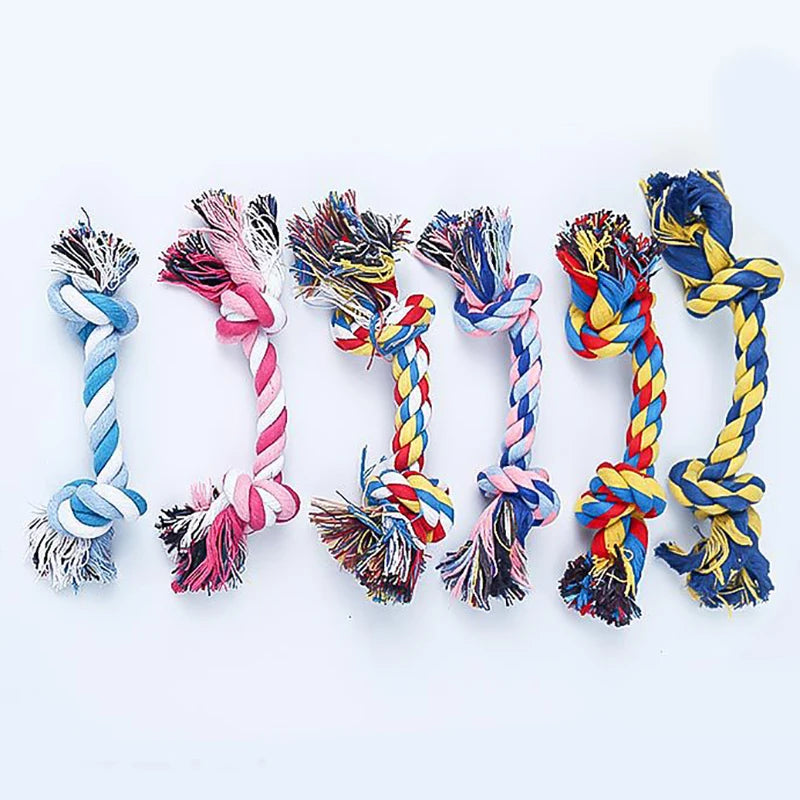 Colorful Rope Knot Dog Toy