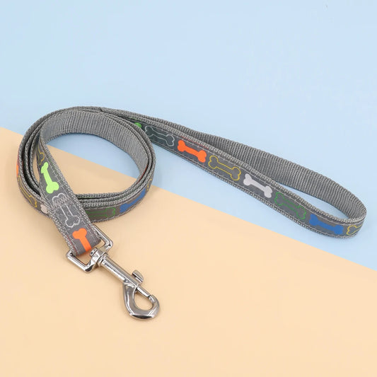 Cartoon Bone Dog Leash