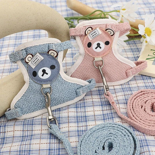 Cat Dog Adjustable Harness Leash