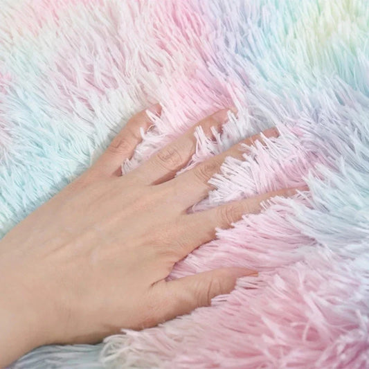 Round Plush Cat Dog Bed