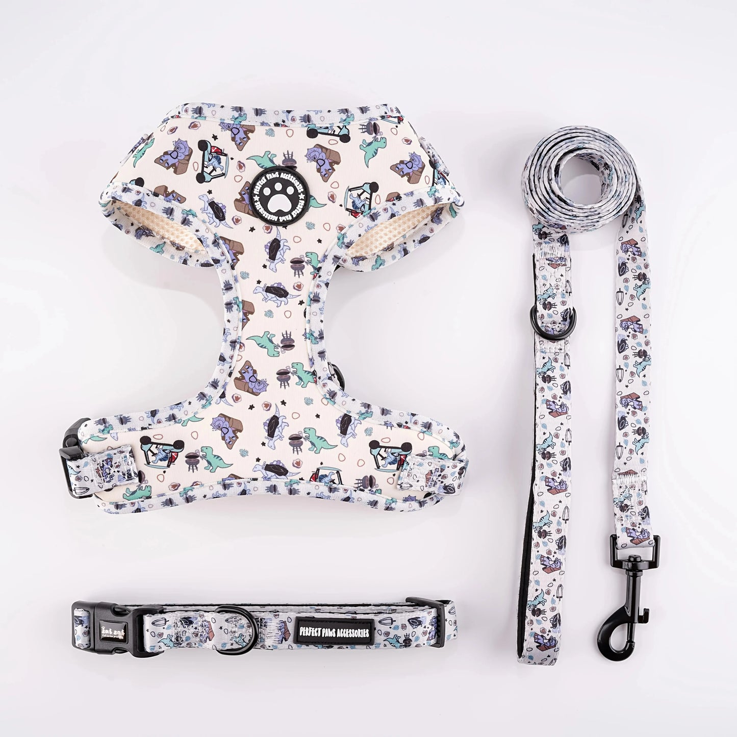 Kitten Harness Collar Leash Set