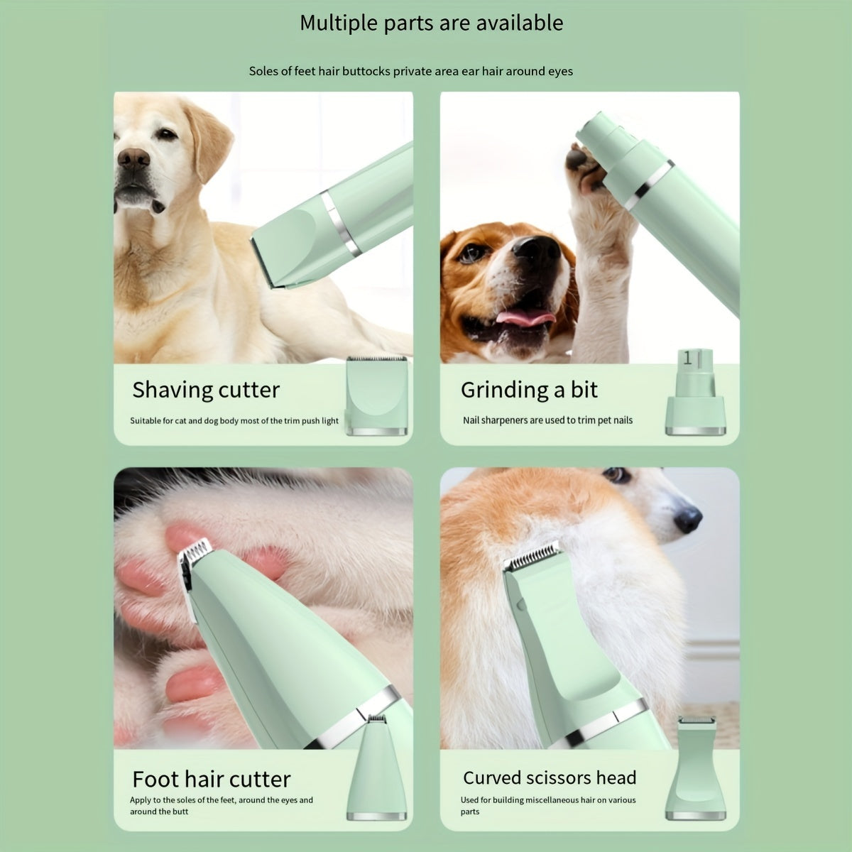 Rechargeable Dog Grooming Kit