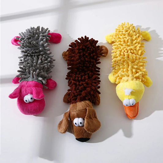 Squeaky Plush Dog Toy