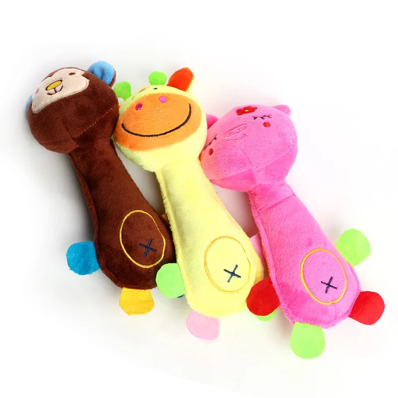 Squeaky Plush Dog Toy