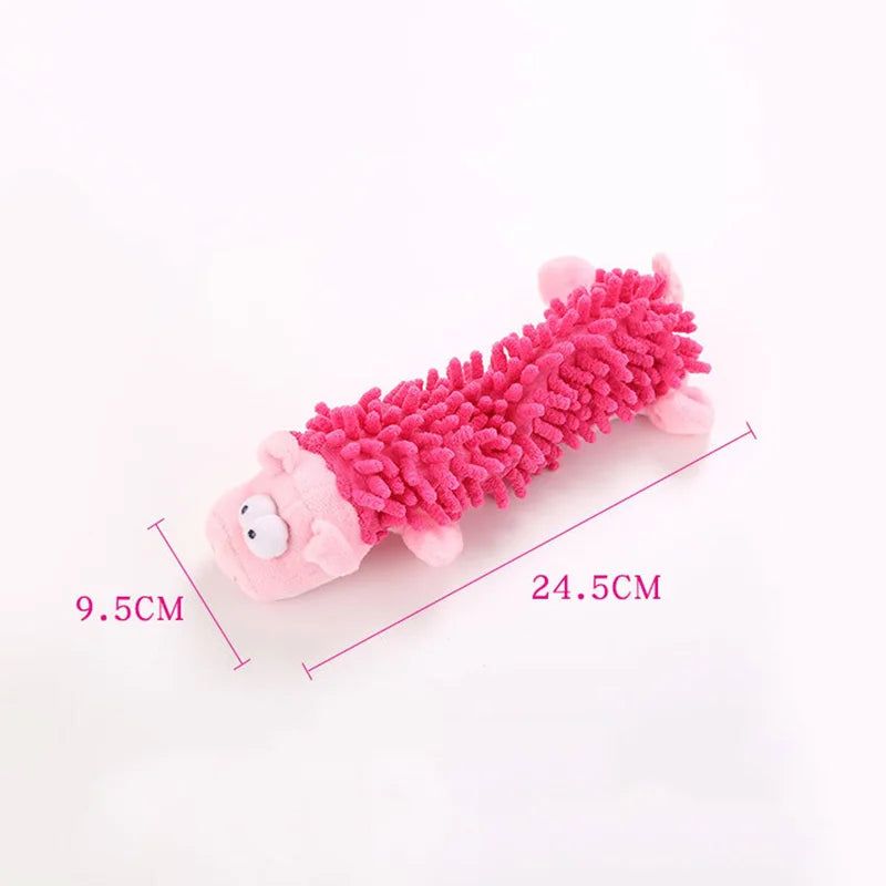 Squeaky Plush Dog Toy