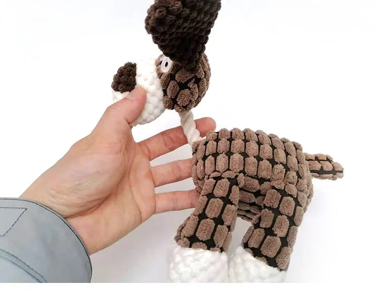 Squeaky Bone Chew Dog Toy