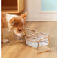 Transparent Raised Cat Bowl