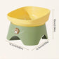 Tilted Raised Cat Food Bowl