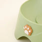 Tilted Raised Cat Food Bowl