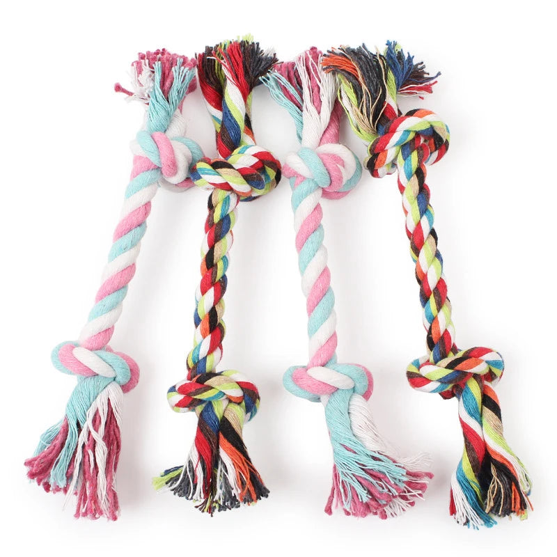 Colorful Rope Knot Dog Toy