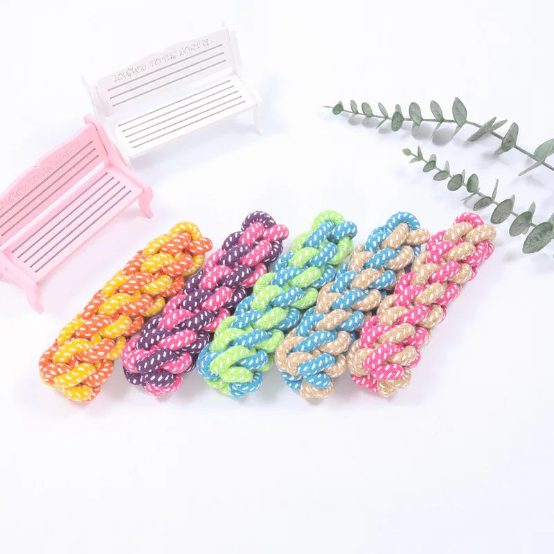Interactive Rope Ball Dog Toy