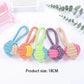 Interactive Cotton Rope Mini Dog Toys Ball for Dogs Accessories Toothbrush Chew Puppy Toy for Large Small Dogs Toy Pet Dog Toy