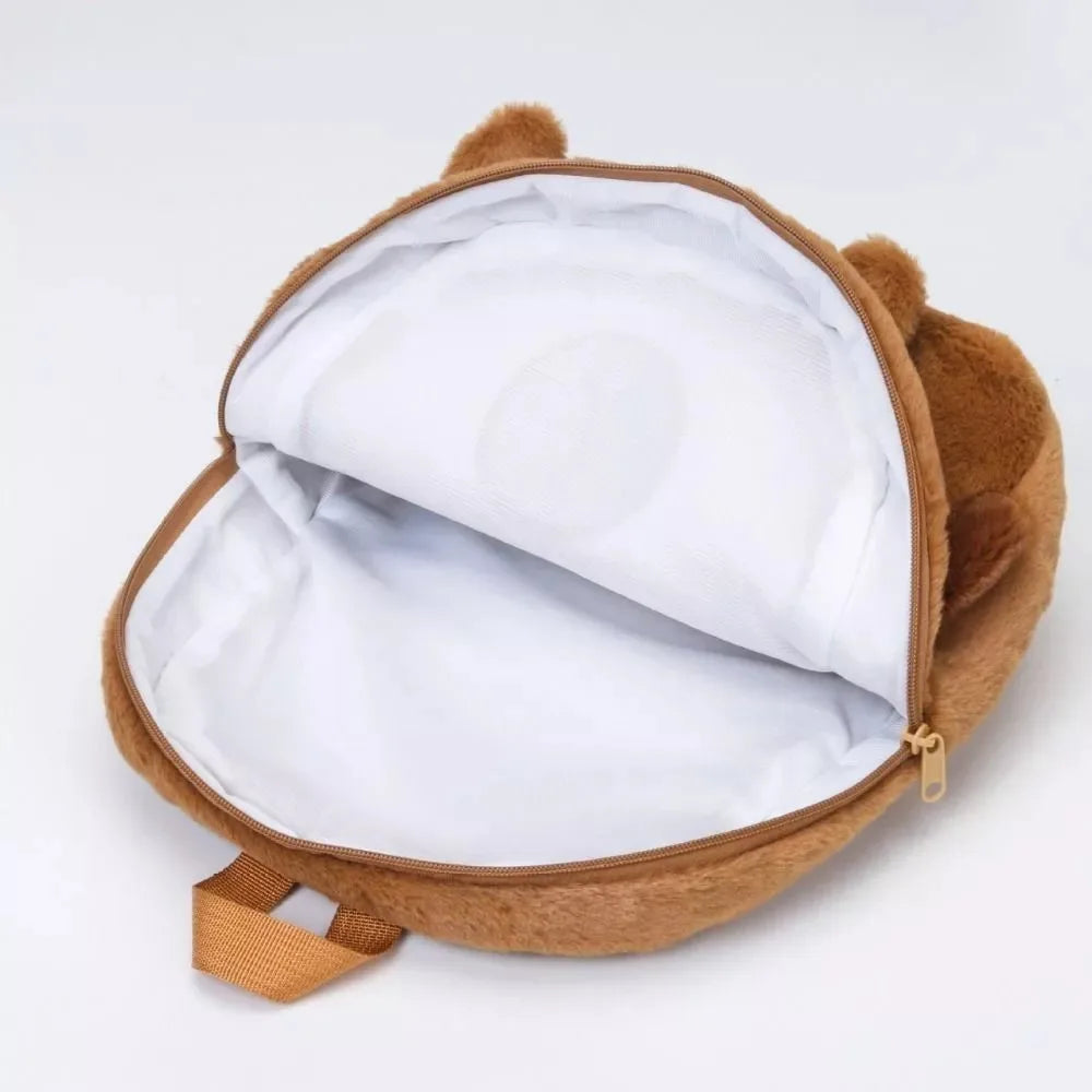 Plush Capybara Backpack Bag