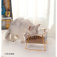 Transparent Raised Cat Bowl