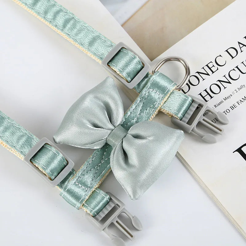 Bling Bow Cat Harness Leash