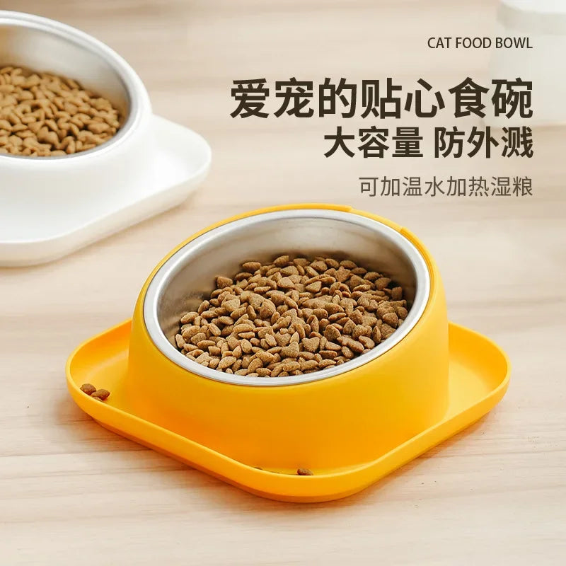 Anti-Spill Cat Dog Bowl