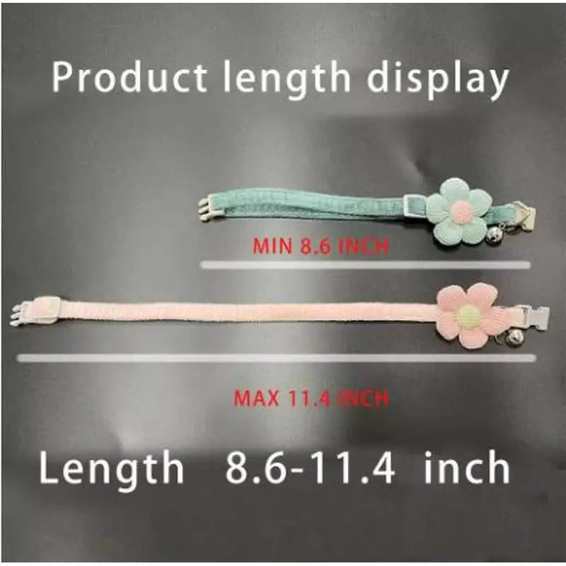 1Pc Cat Collar with Cute Flower Adjustable