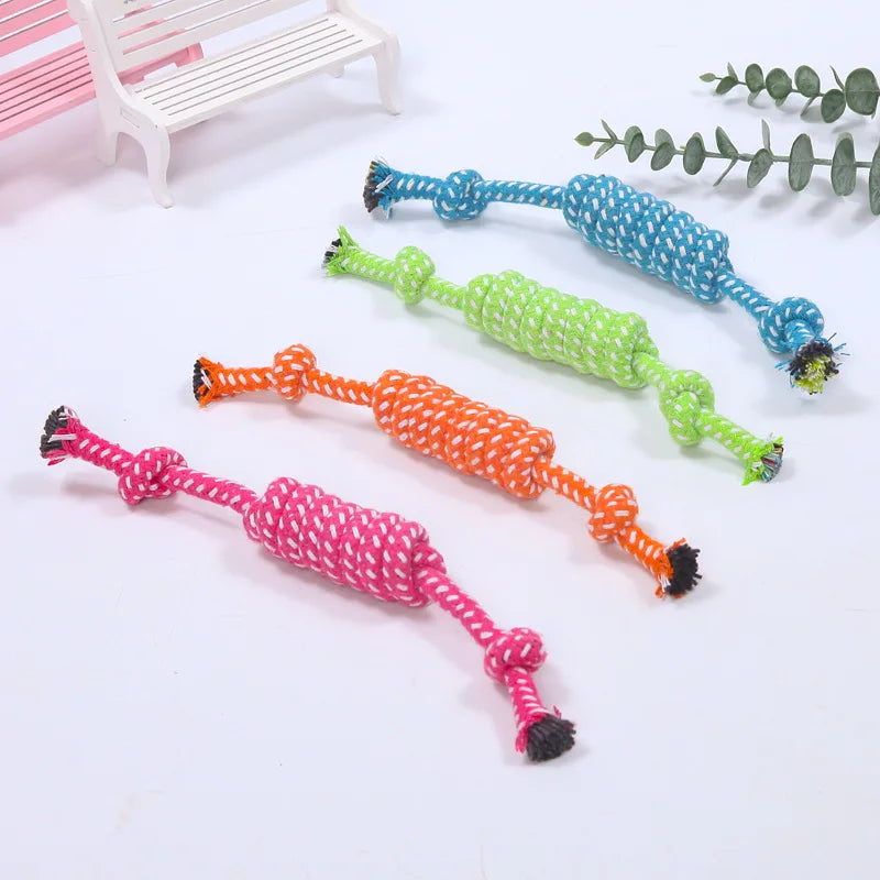 Interactive Rope Ball Dog Toy