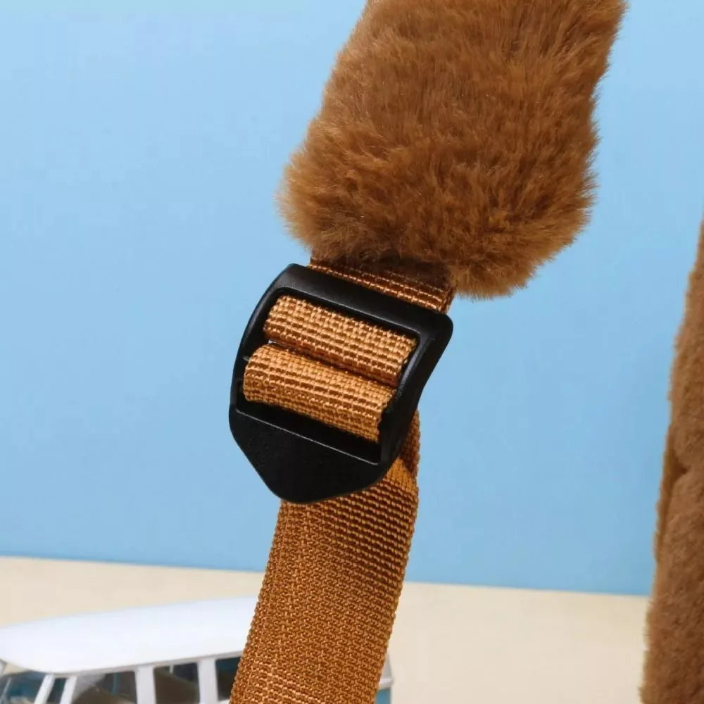 Plush Capybara Backpack Bag