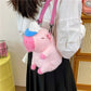 Plush Capybara Backpack Bag