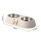 Double Stainless Steel Pet Bowl