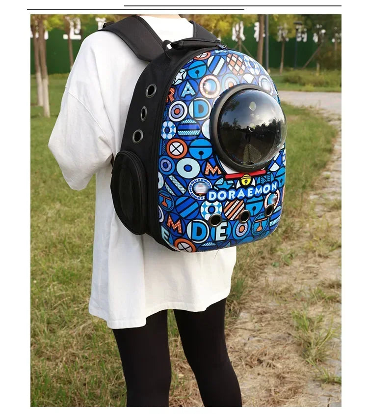 Astronaut Bubble Cat Backpack