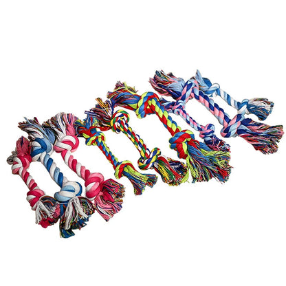 Colorful Rope Knot Dog Toy