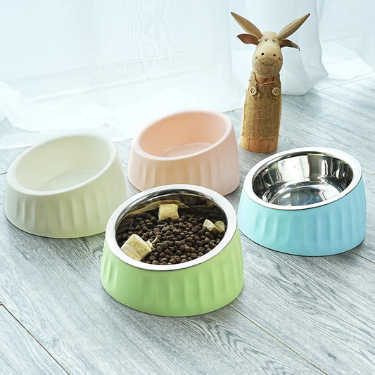 Stainless Steel Tilt Dog Bowl
