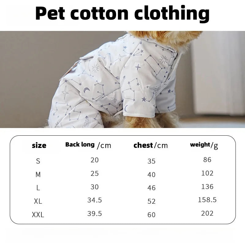 Dog Clothes Warm Winter Clothes Cotton