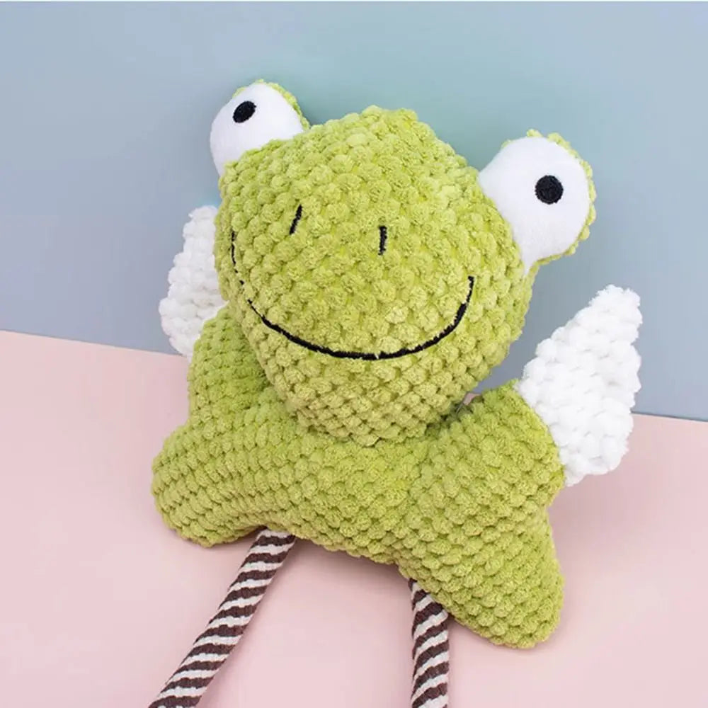 Duck Frog Plush Chew Toy