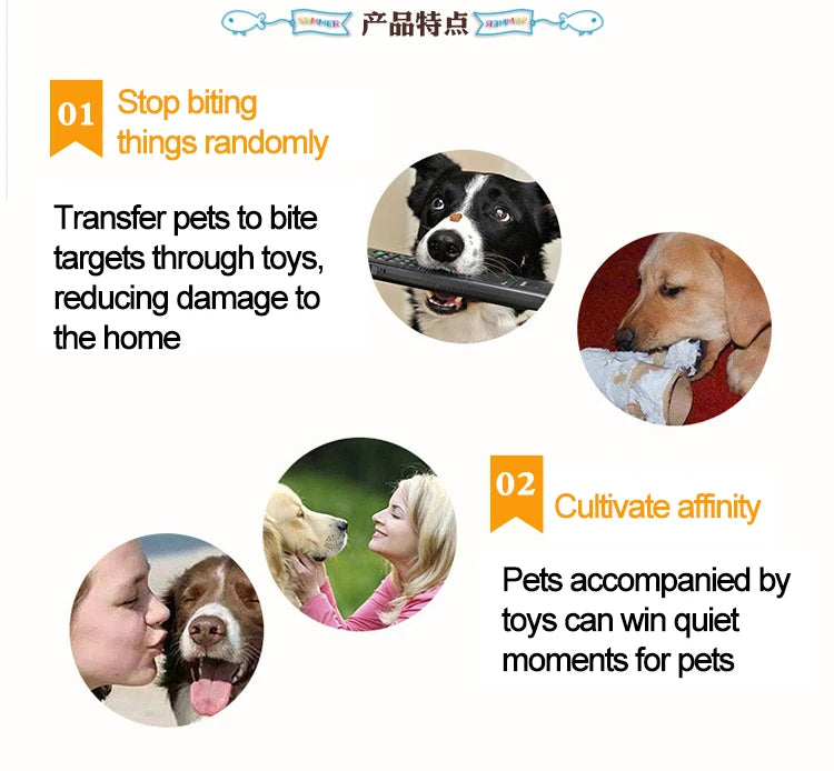 Goose Sound Plush Dog Toy