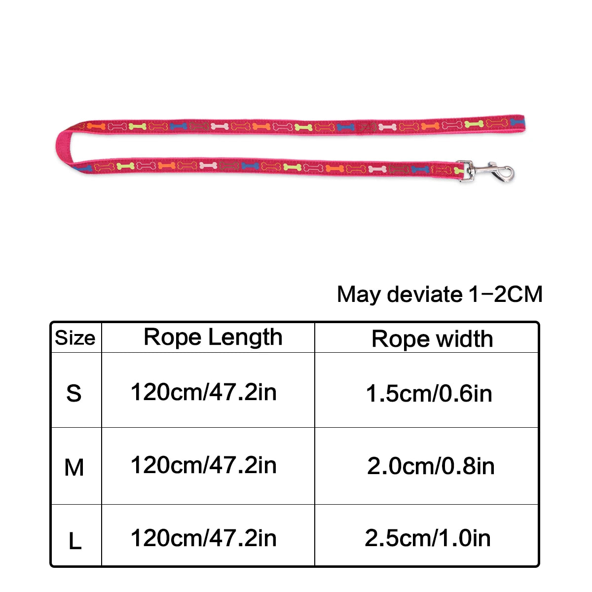 Cartoon Bone Dog Leash