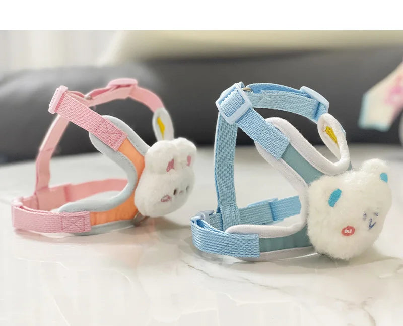 Cute Bear Dog Leash Set