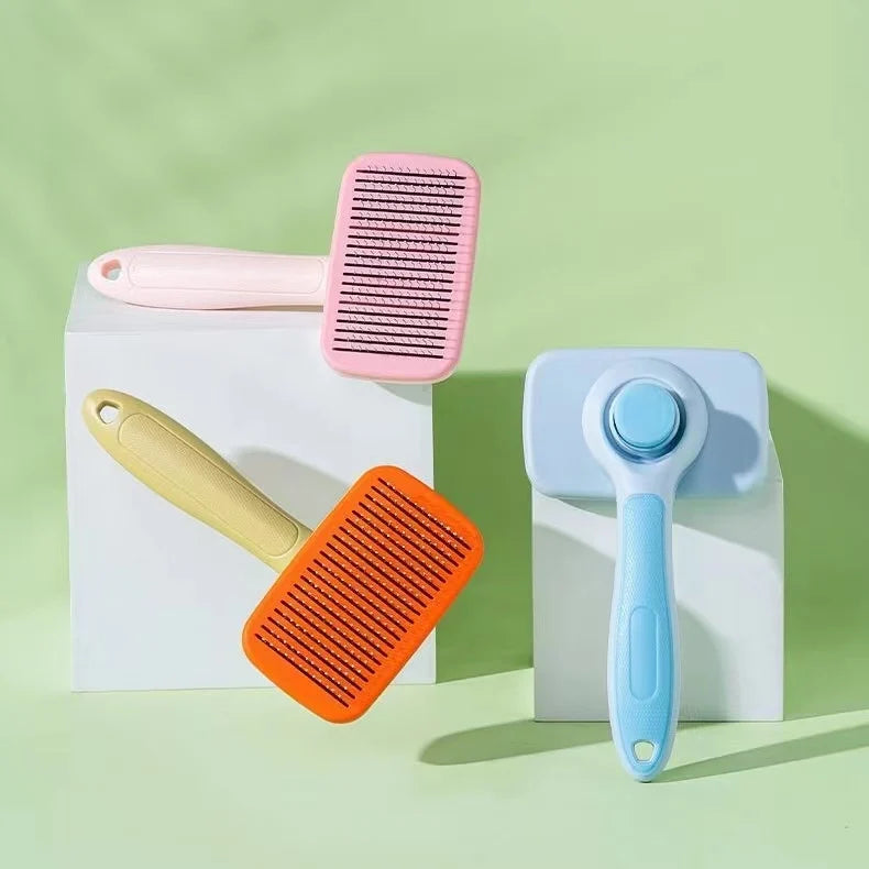 Self-Cleaning Dog Brush Comb
