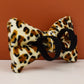Leopard Print Dog Collar Set