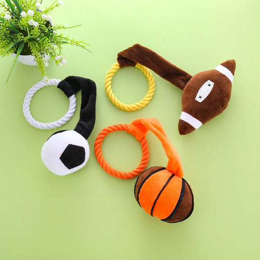Stuffed Cotton Rope Ball Toy