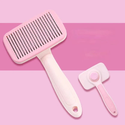 Self-Cleaning Dog Brush Comb
