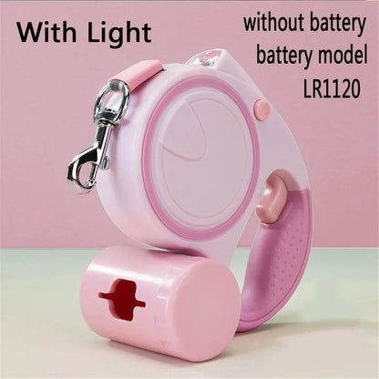 LED Retractable Dog Leash
