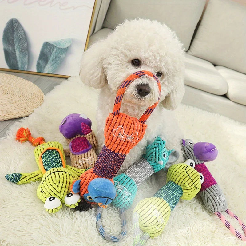 Corduroy Plush Animal Dog Toy