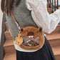 Plush Capybara Backpack Bag