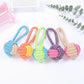 Interactive Rope Ball Dog Toy