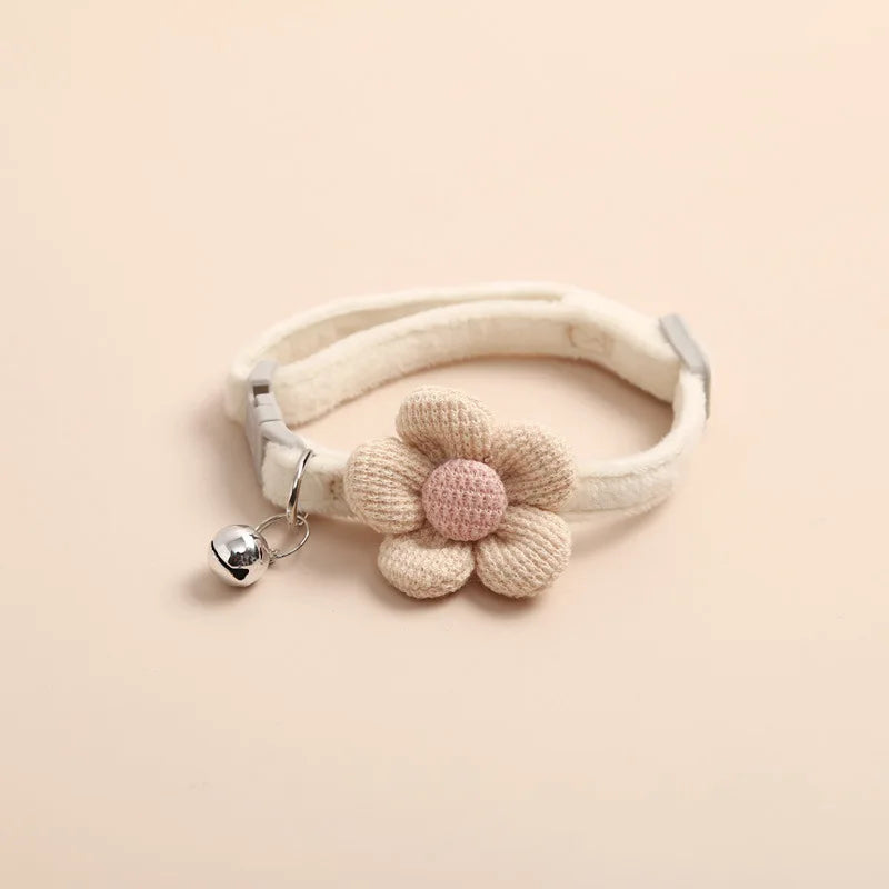 1Pc Cat Collar with Cute Flower Adjustable