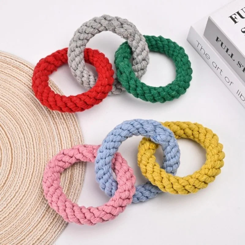Interactive Rope Ball Dog Toy