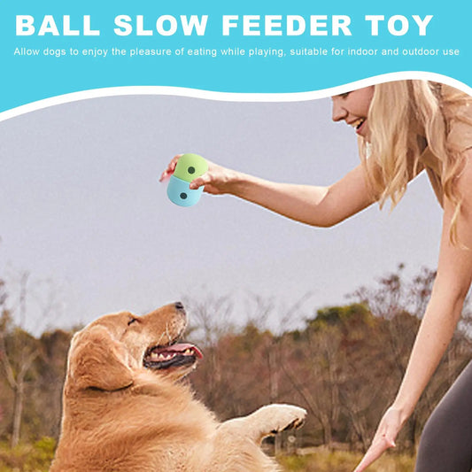Dog Chew Toy Silicone Food Dispensing Ball For Dog Pet Supplies Interactive Puppy Treat Enrichment Toy For Medium Small Large