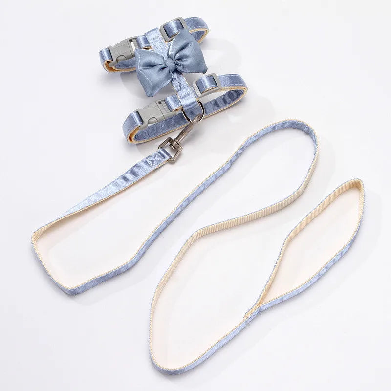 Bling Bow Cat Harness Leash