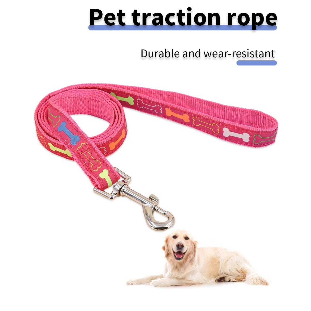 Cartoon Bone Dog Leash