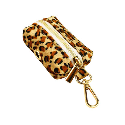 Leopard Print Dog Collar Set